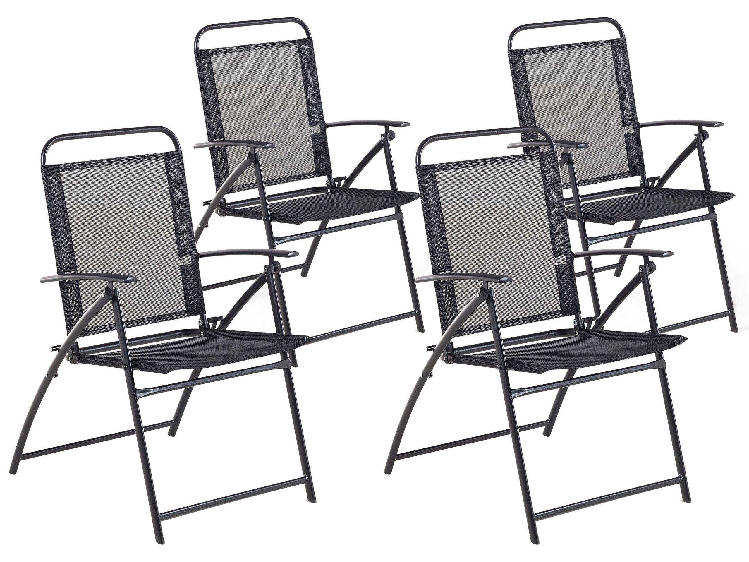 Image of Set mit 4 Stühlen aus Stahl Modern LIVO Set mit 4 Stühlen aus Stahl Modern LIVO