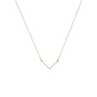 Elli  Halskette V-Kette Geo Minimal Basic 