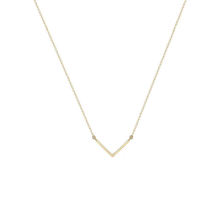 Elli  Halskette V-Kette Geo Minimal Basic 