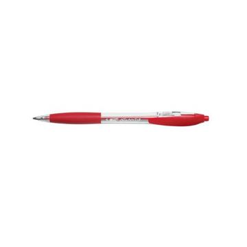 BIC Atlantis Classic Rosso Penna a sfera retrattile girevole Medio 12 pz