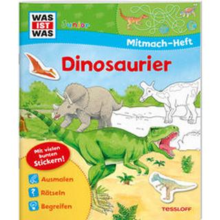 WAS IST WAS Junior Mitmach-Heft Dinosaurier Schuck, Sabine; Vohwinkel, Astrid (Illustrationen); Tessloff Verlag Ragnar Tessloff GmbH & Co.KG (Hrsg.); Walther, Max (Illustrationen); von Hacht, Esther (Illustrationen); Teltau, Irmtraut (Illustrationen); Hennig, Dirk (Illustrationen) Couverture rigide 