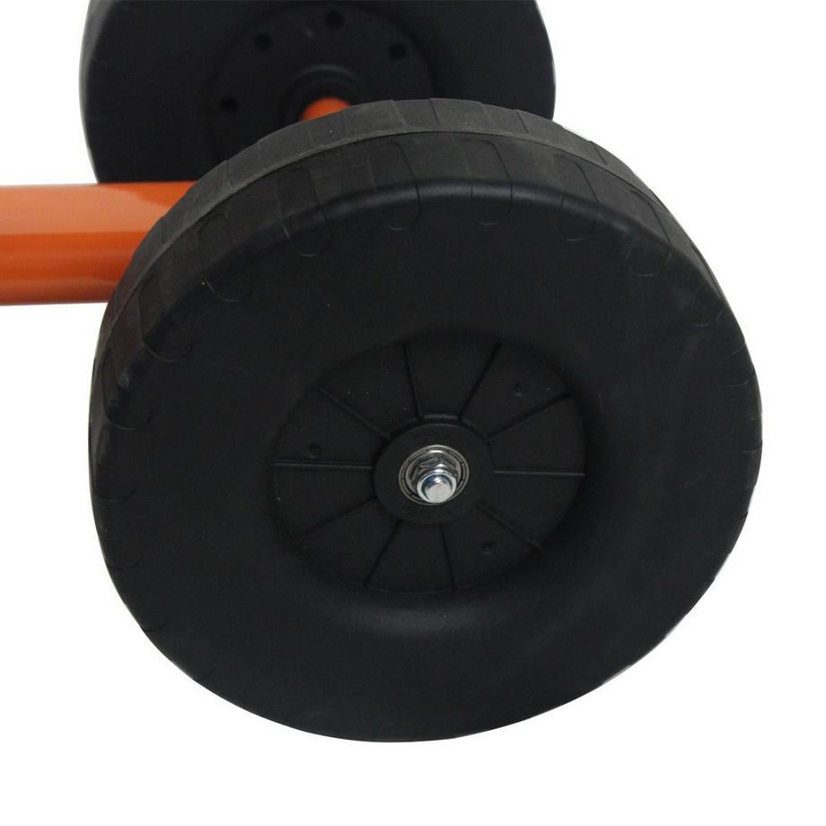Northio  Sitzbagger mit Schaufel Kinderbagger aus Metall Sandbagger zum Aufsitzen für Kinder ab 3 J. Orange 