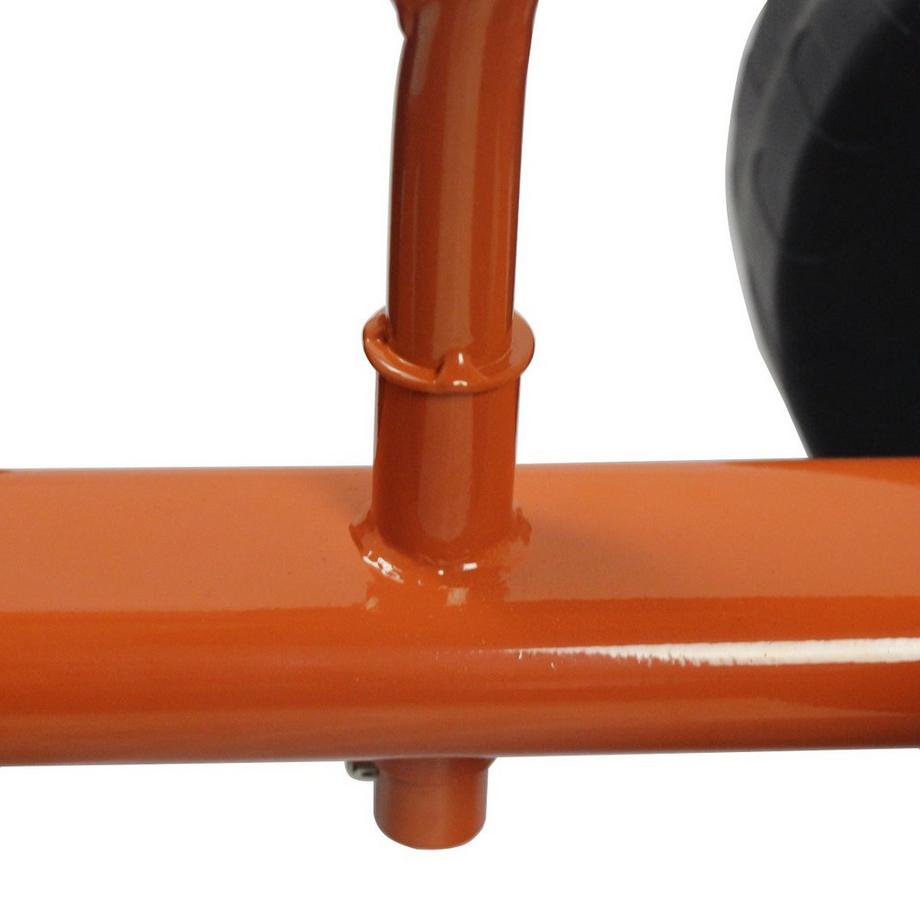 Northio  Sitzbagger mit Schaufel Kinderbagger aus Metall Sandbagger zum Aufsitzen für Kinder ab 3 J. Orange 