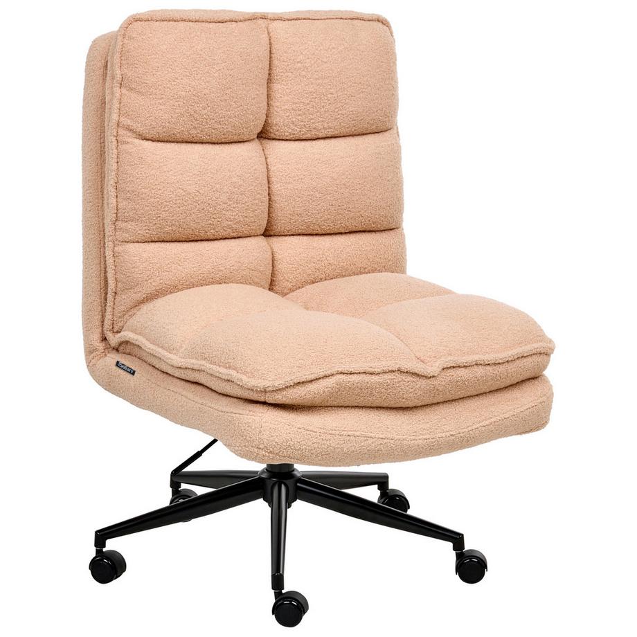 Beliani Chaise de bureau en Bouclé  ADDISON  
