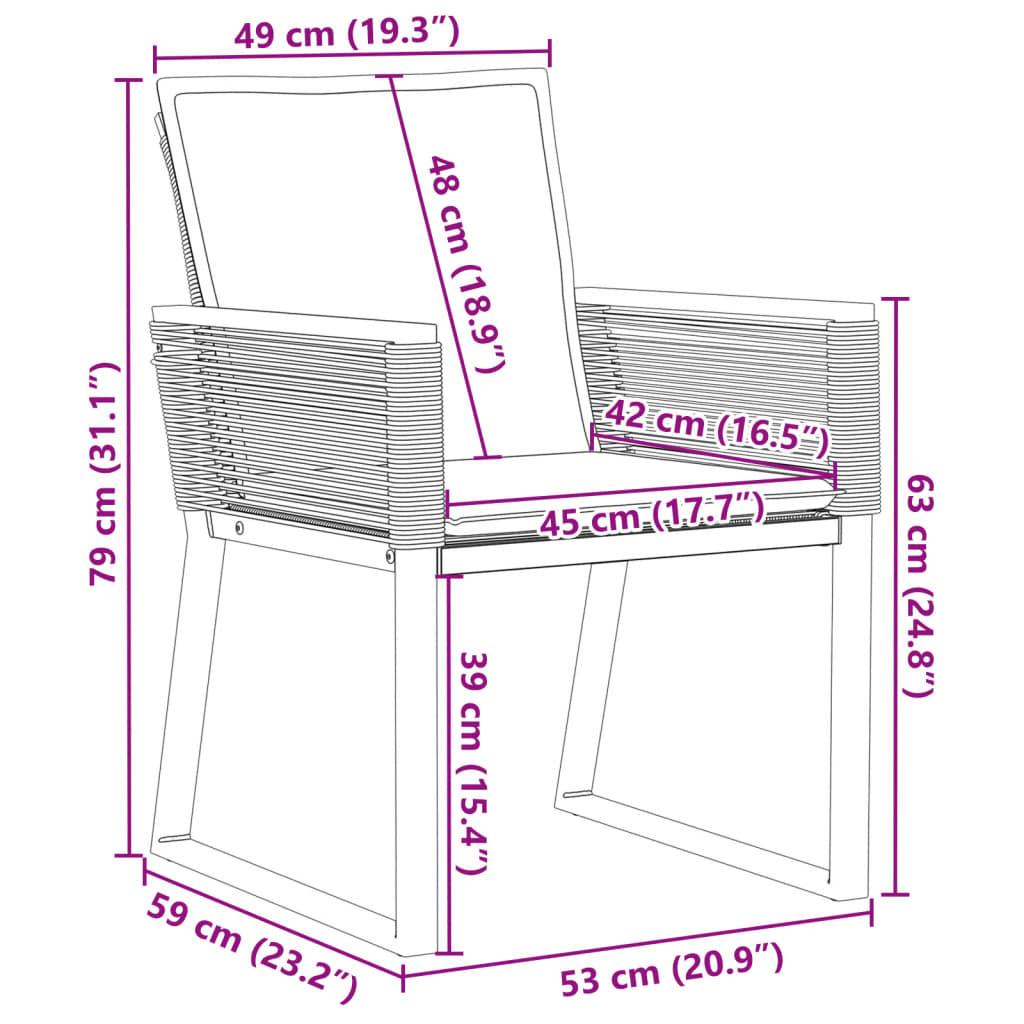 VidaXL Chaise de jardin rotin synthétique  