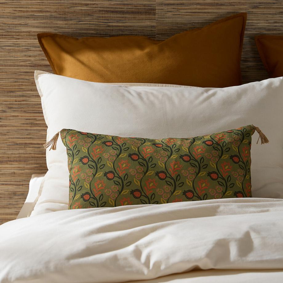 La Redoute Intérieurs Scenario Unifarbener Kissenbezug  