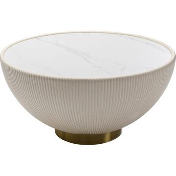 Table basse Endless Vegas blanc rond 71