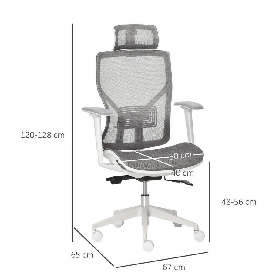 Northio Chaise De Bureau Chaise De Bureau Chaise Pivotante Chaise De Jeu Avec Appui-Tête Coussin Lombaire Accoudoir 3D 3 Niveaux Roues Pivotantes À 360° Réglable En Hauteur Ergonomique  