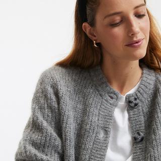 La Redoute Collections Signature Alpaka Woll Cardigan  