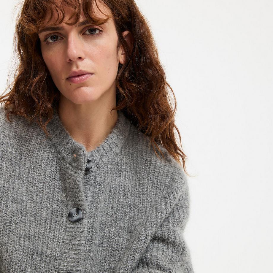 La Redoute Collections Signature Alpaka Woll Cardigan  