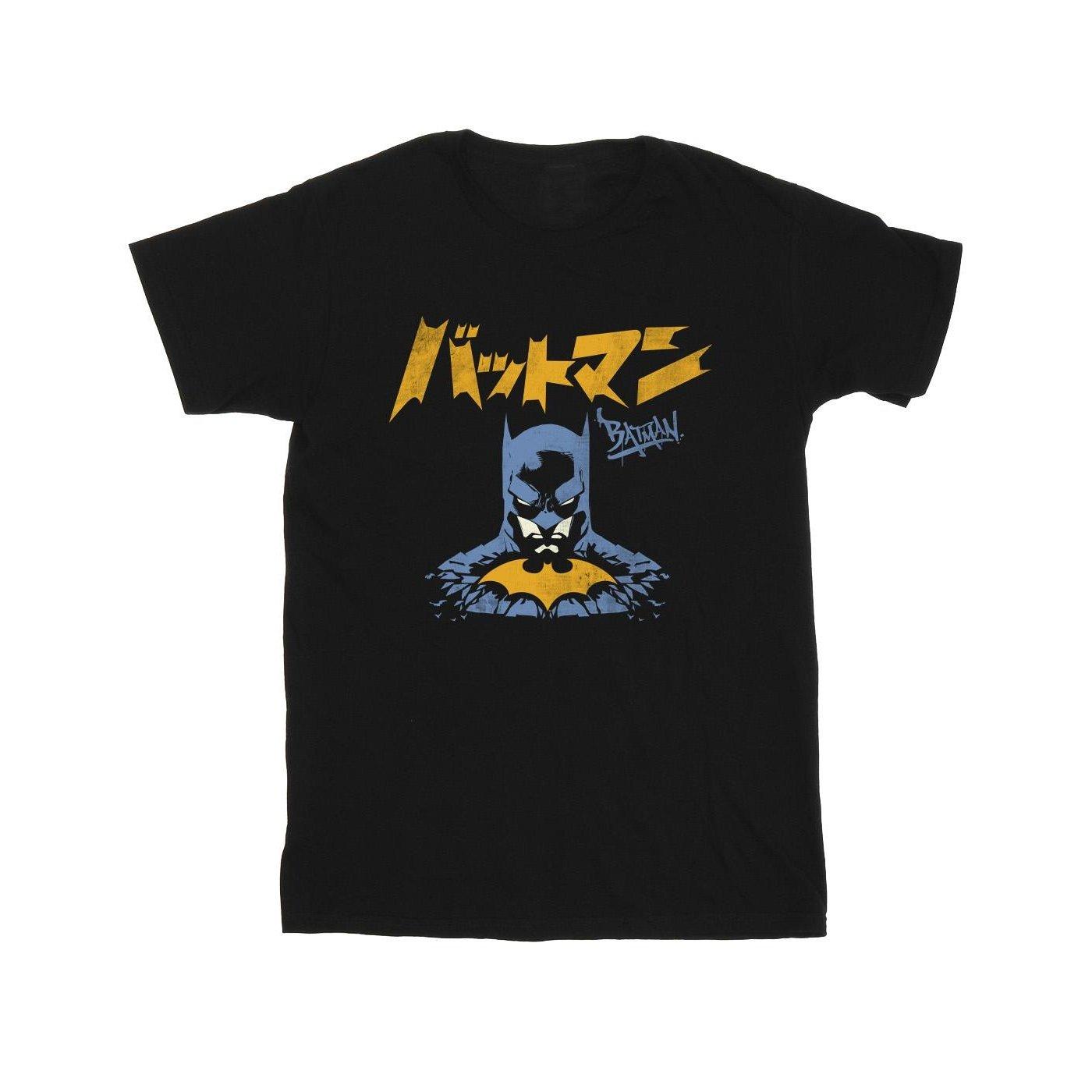 Image of Batman Japanese Stare Tshirt Herren Schwarz XL