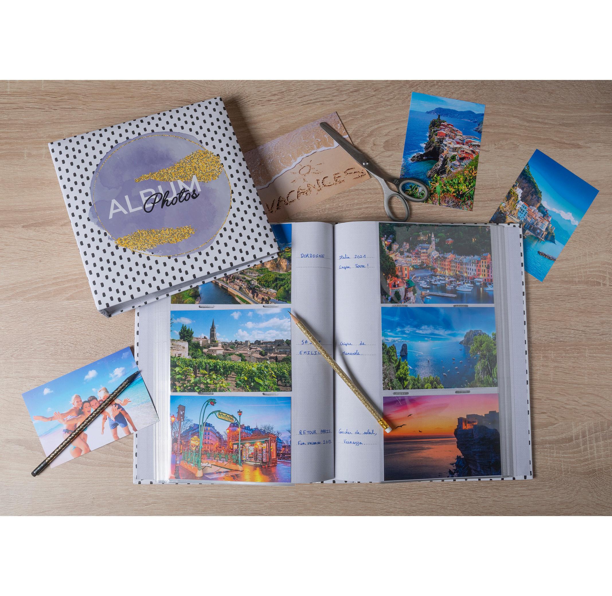 Exacompta Album con bustine 300 foto 22,5x32,5cm - x 6  