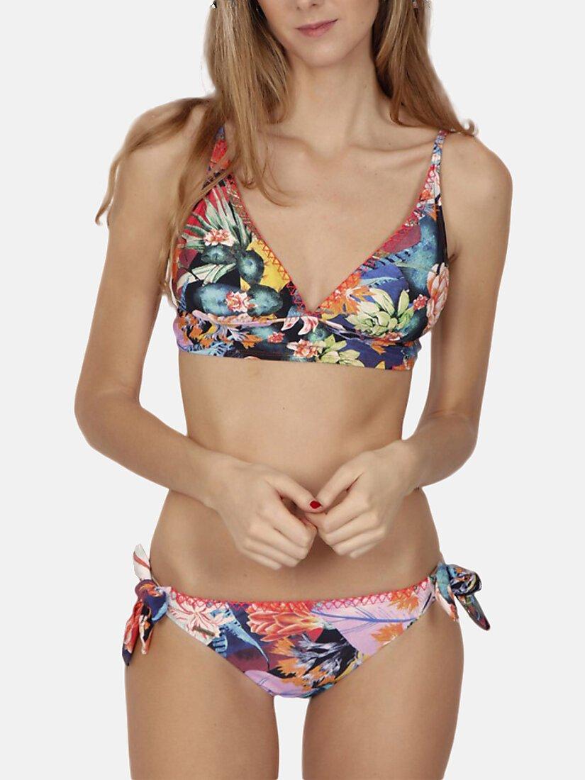 Image of Admas 2-teiliges Triangel-Bikini-Set Tropical Surf - 44