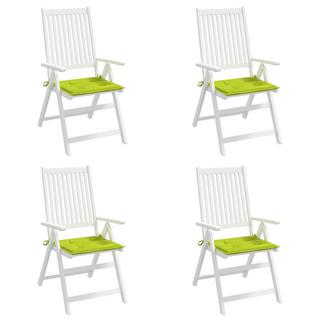 VidaXL Coussins de chaise de jardin 4 pcs tissu tissu  