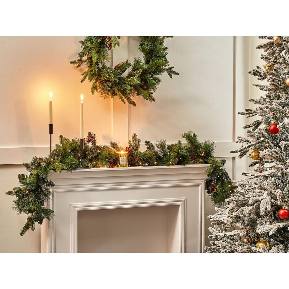 Beliani  Girlande aus PVC Klassisch WHITEHORN 