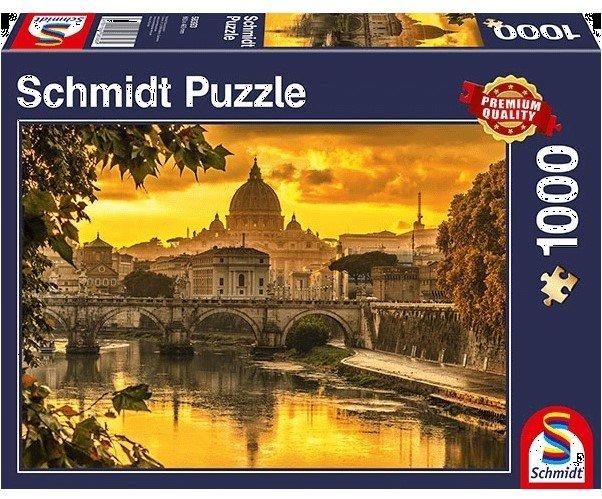 Schmidt Spiele  Schmidt Lumière dorée au-dessus de Rome, 1000 pièces 