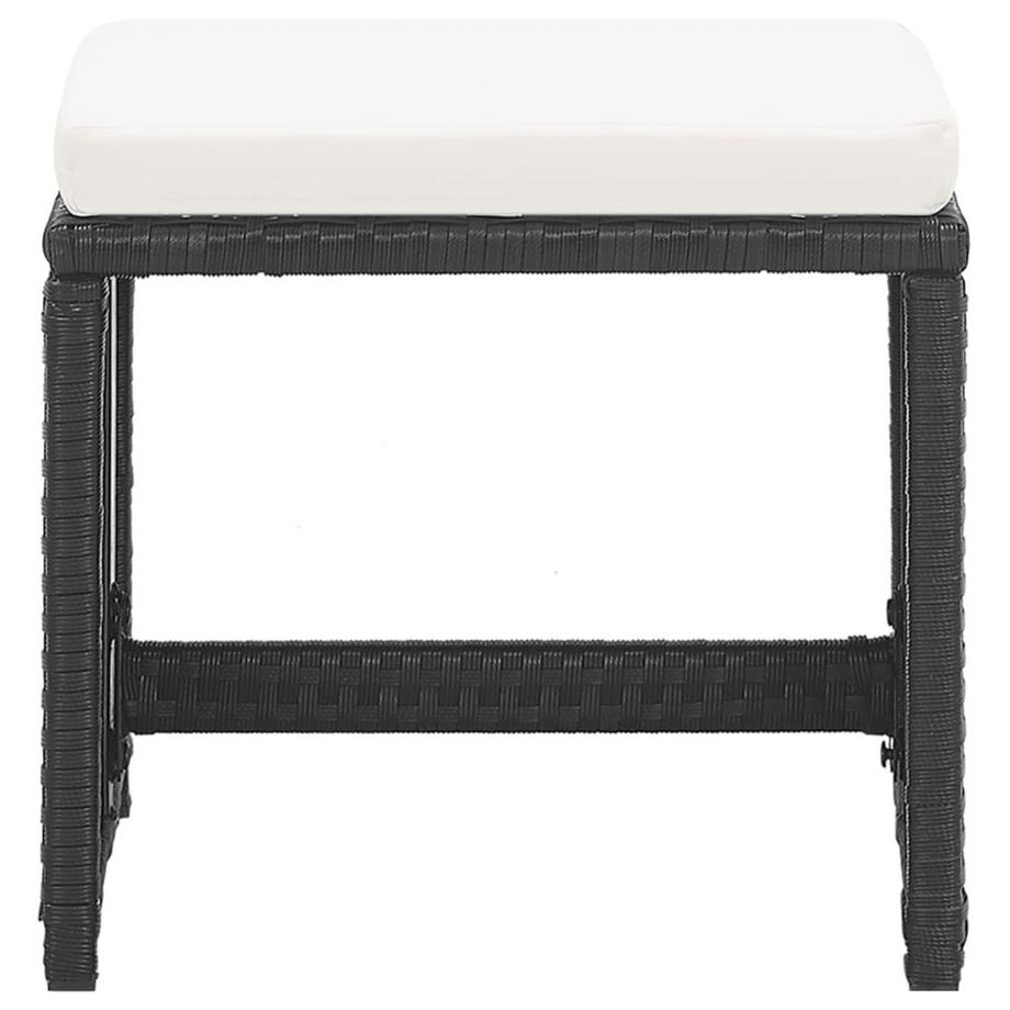 VidaXL Hocker poly-rattan  