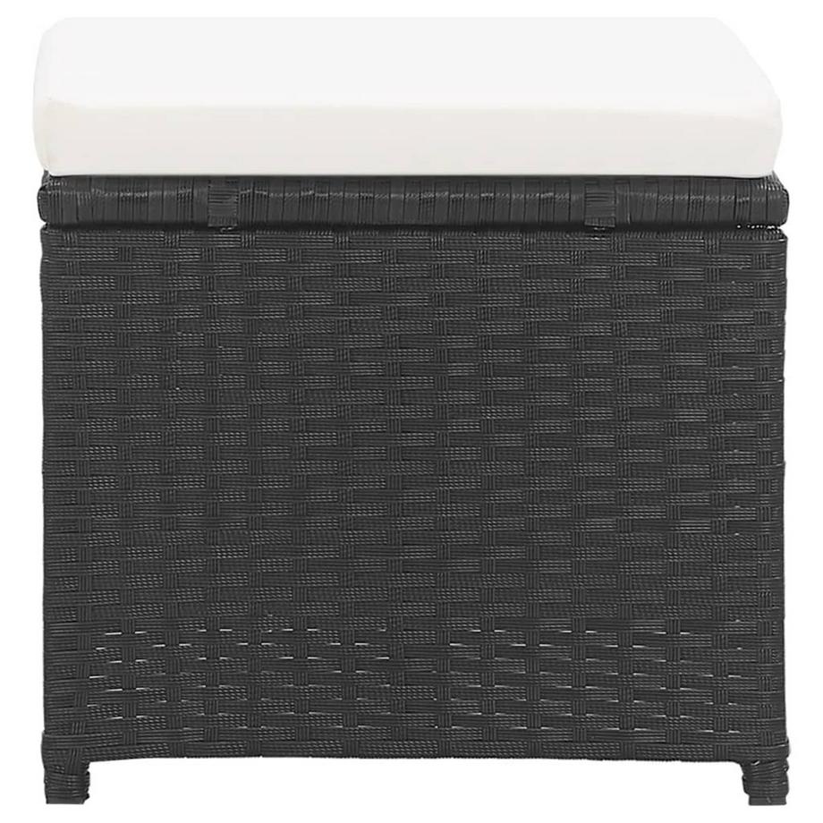 VidaXL Hocker poly-rattan  