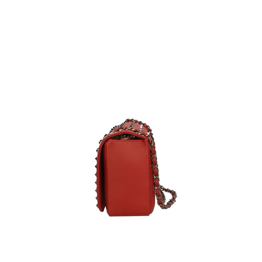 Gave Lux Gesteppte Schultertasche mit Nieten  