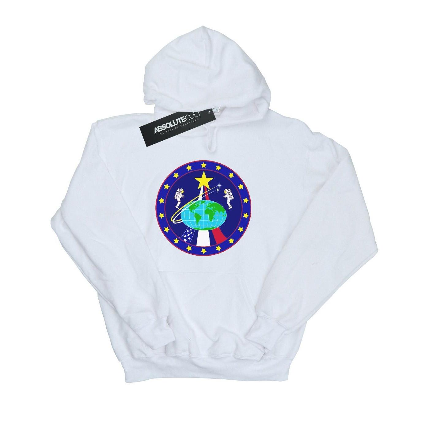Image of Classic Globe Astronauts Kapuzenpullover Mädchen Weiss 128