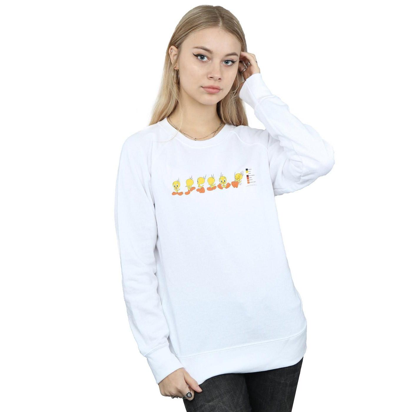 LOONEY TUNES  Tweety Pie Colour Code Sweatshirt 