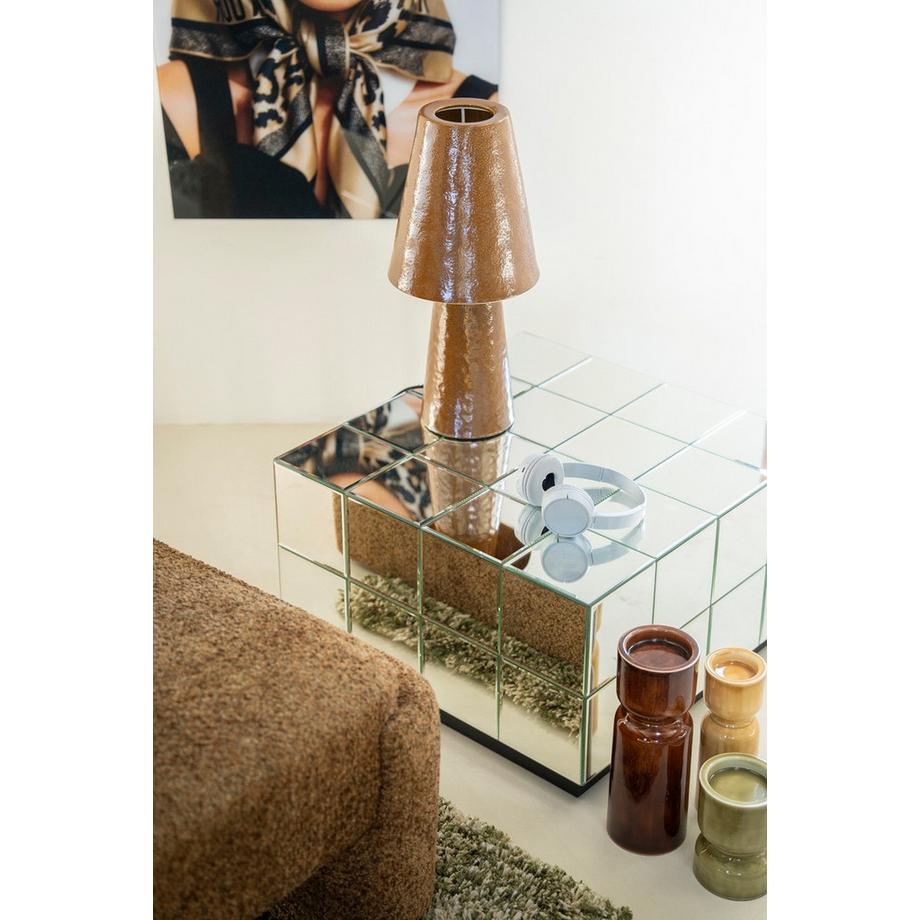 mutoni Table basse Flectron chromée 60x60  