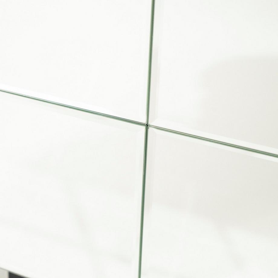 mutoni Table basse Flectron chromée 60x60  