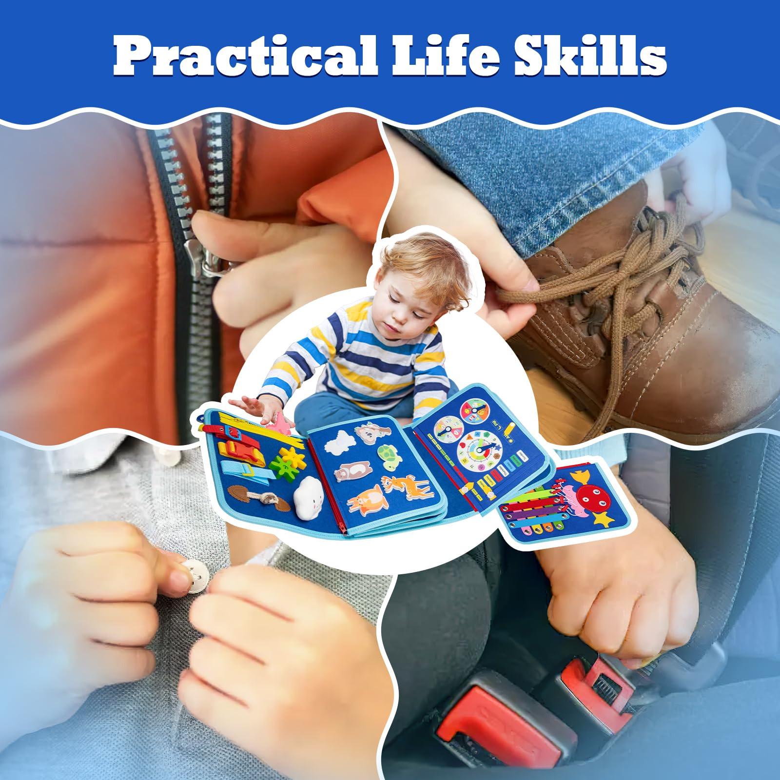 Activity-board  Busy Board Kleinkind-Aktivitätsbrett Auto-Flugzeug-Reisespielzeug 