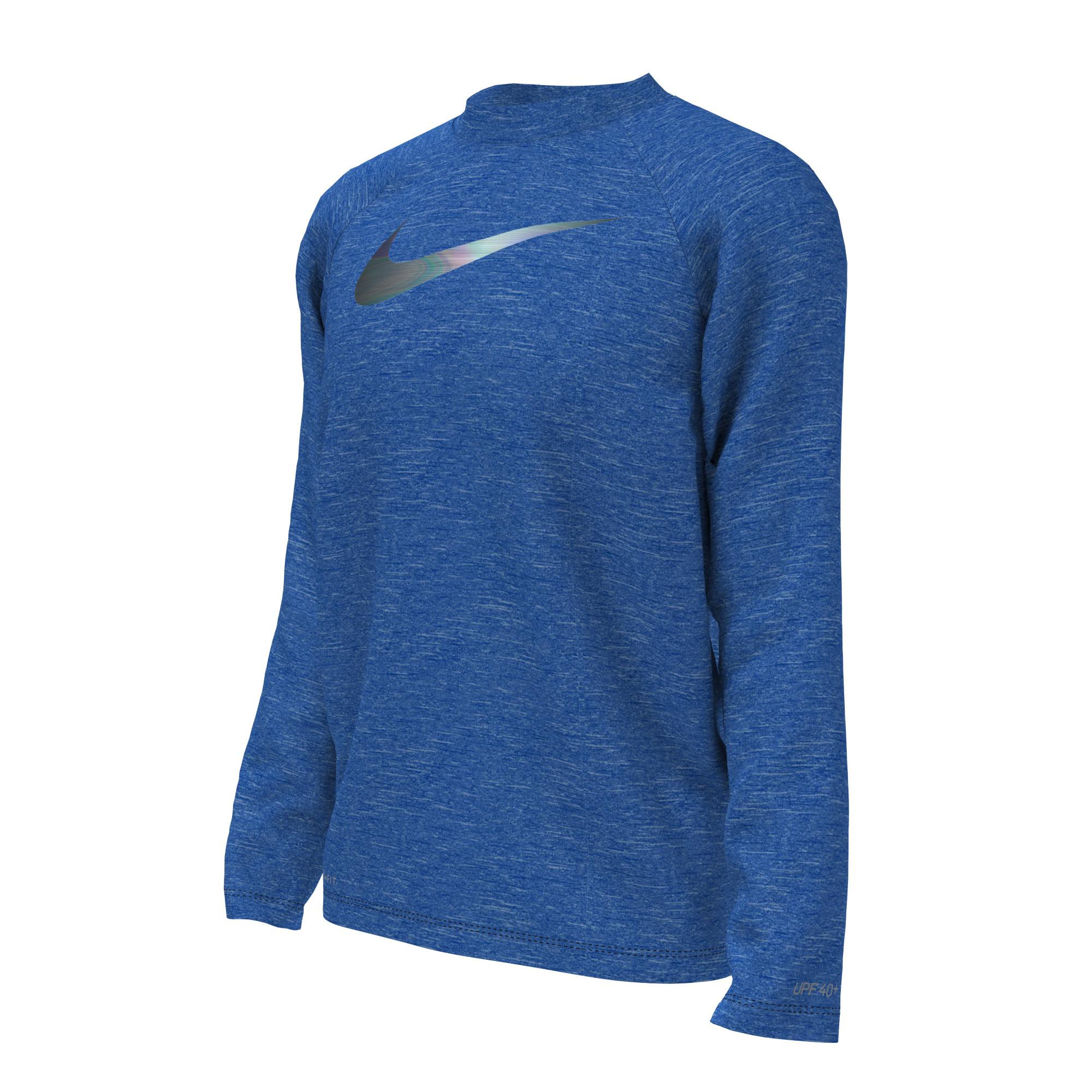 Image of Nike Heather Long Sleeve Hydroguard Unisex Blau 158