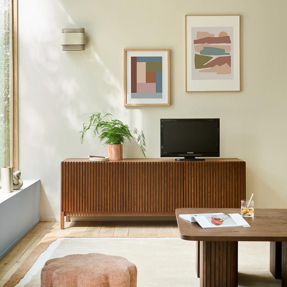 La Redoute Intérieurs Meuble TV 3 portes 160 cm NEOTTIE  
