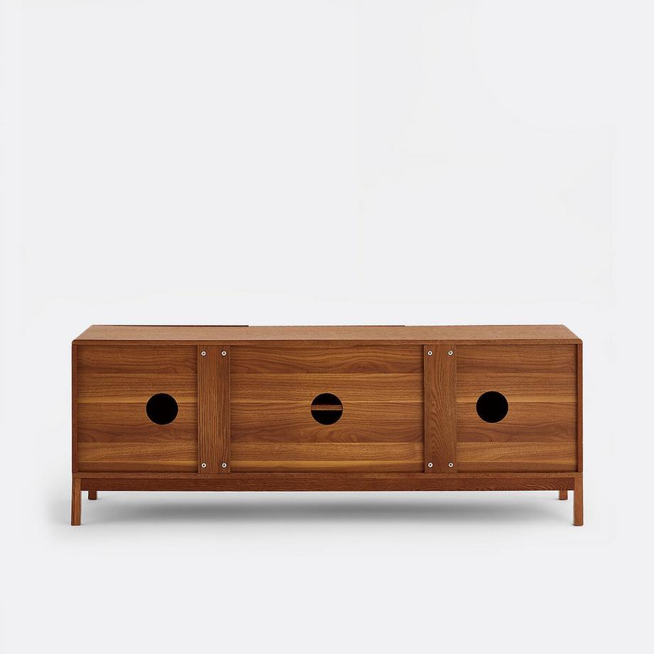 La Redoute Intérieurs Meuble TV 3 portes 160 cm NEOTTIE  