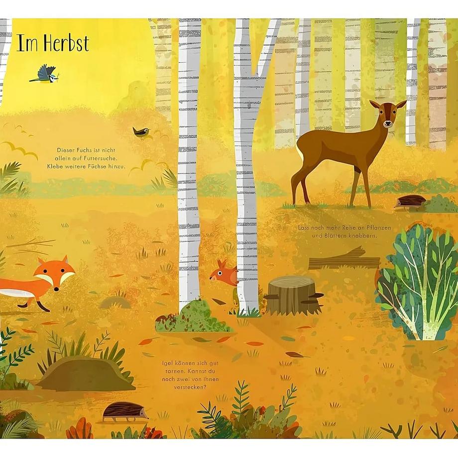 Usborne  Mein Immer-wieder-Stickerbuch: Im Wald 