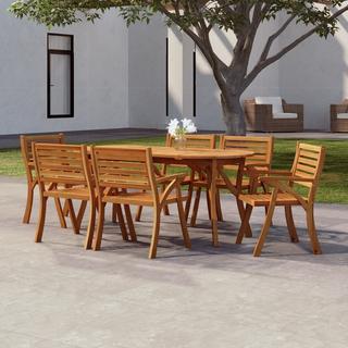 VidaXL Table de jardin bois d'acacia  