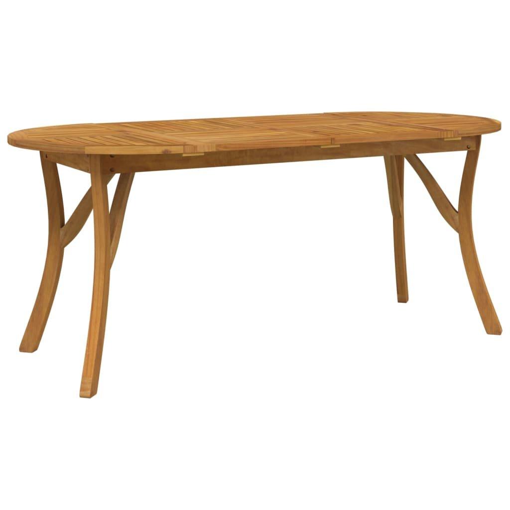 VidaXL Table de jardin bois d'acacia  