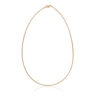 MUAU Schmuck  Collier Omega Glied Rotgold 750, 1.4mm, 40cm 