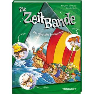 Die ZeitBande. Band 3. Der magische Sonnenstein Schreuder, Benjamin; Rupp, Dominik (Illustrationen) Couverture rigide 