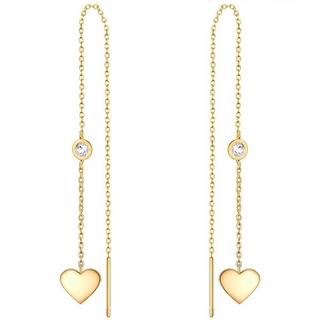 Eastside  Femme Boucles d´oreilles en acier inoxydable Coeur 