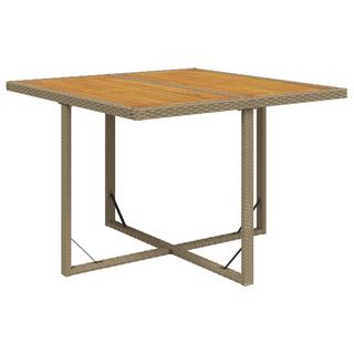 VidaXL Table de jardin rotin synthétique  