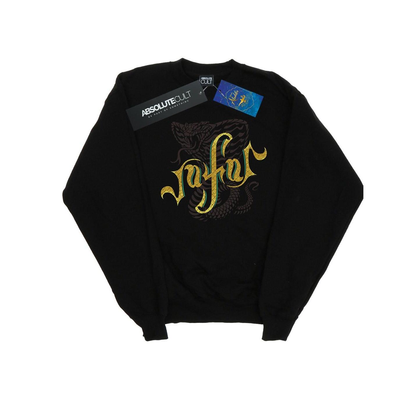 Image of Aladdin Movie Jafar Snake Logo Sweatshirt Mädchen Schwarz 152-158