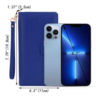 Only-bags.store Blocco RFID Grande Capacità Portafoglio Clutch in Pelle Vegana  