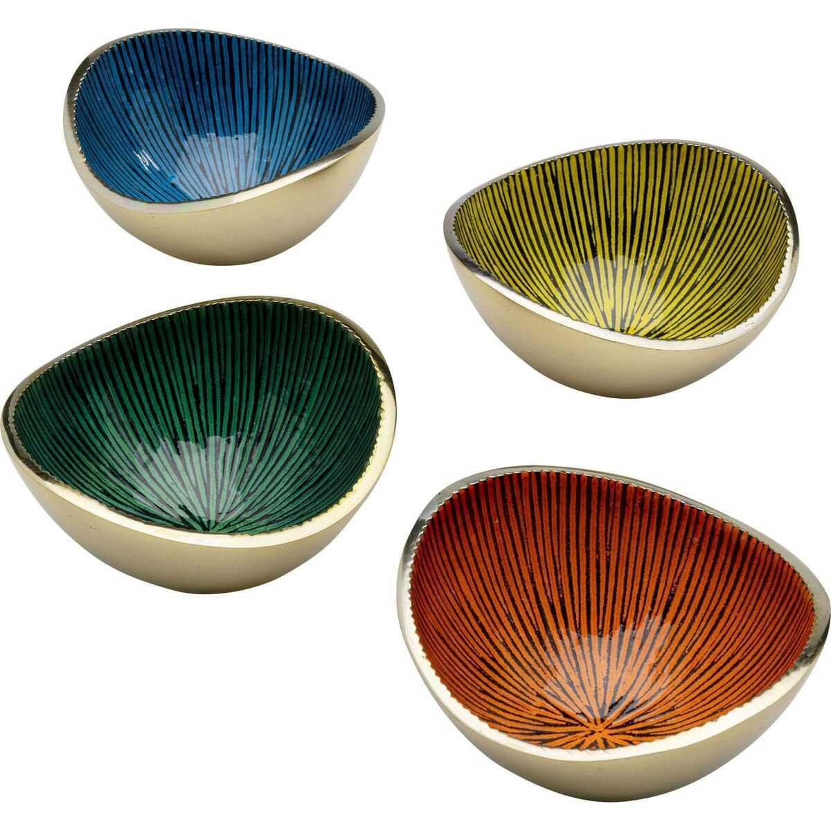 KARE Design Coupe décorative Samba Colore Line (lot de 4)  