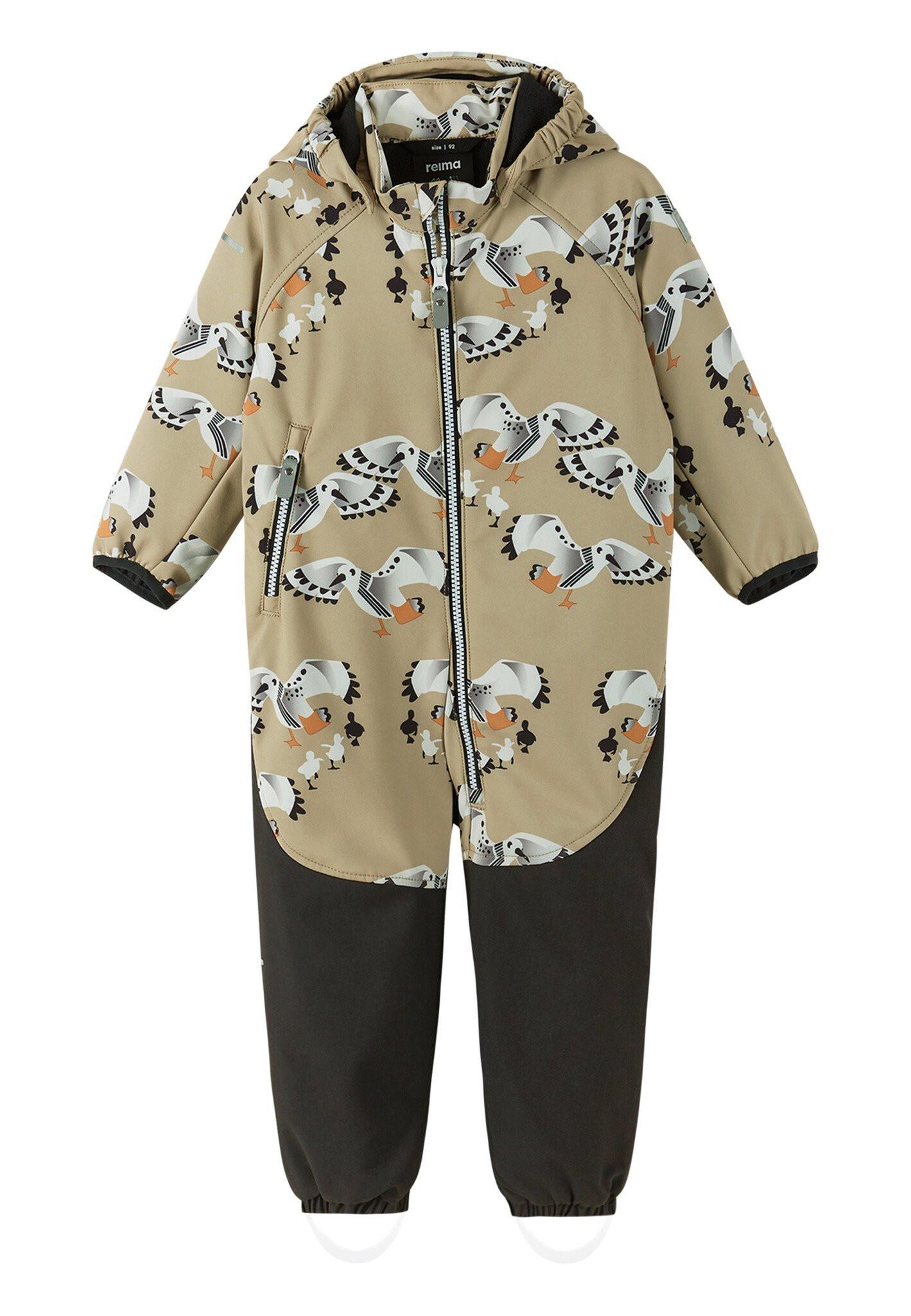 Image of Kleinkinder Softshell Overall Mjosa Light Oak Mädchen Beige 80