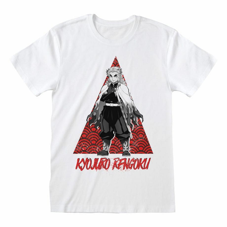 Heroes Demon Slayer Kyojuro Rengoku Grafikdruck T-Shirt  