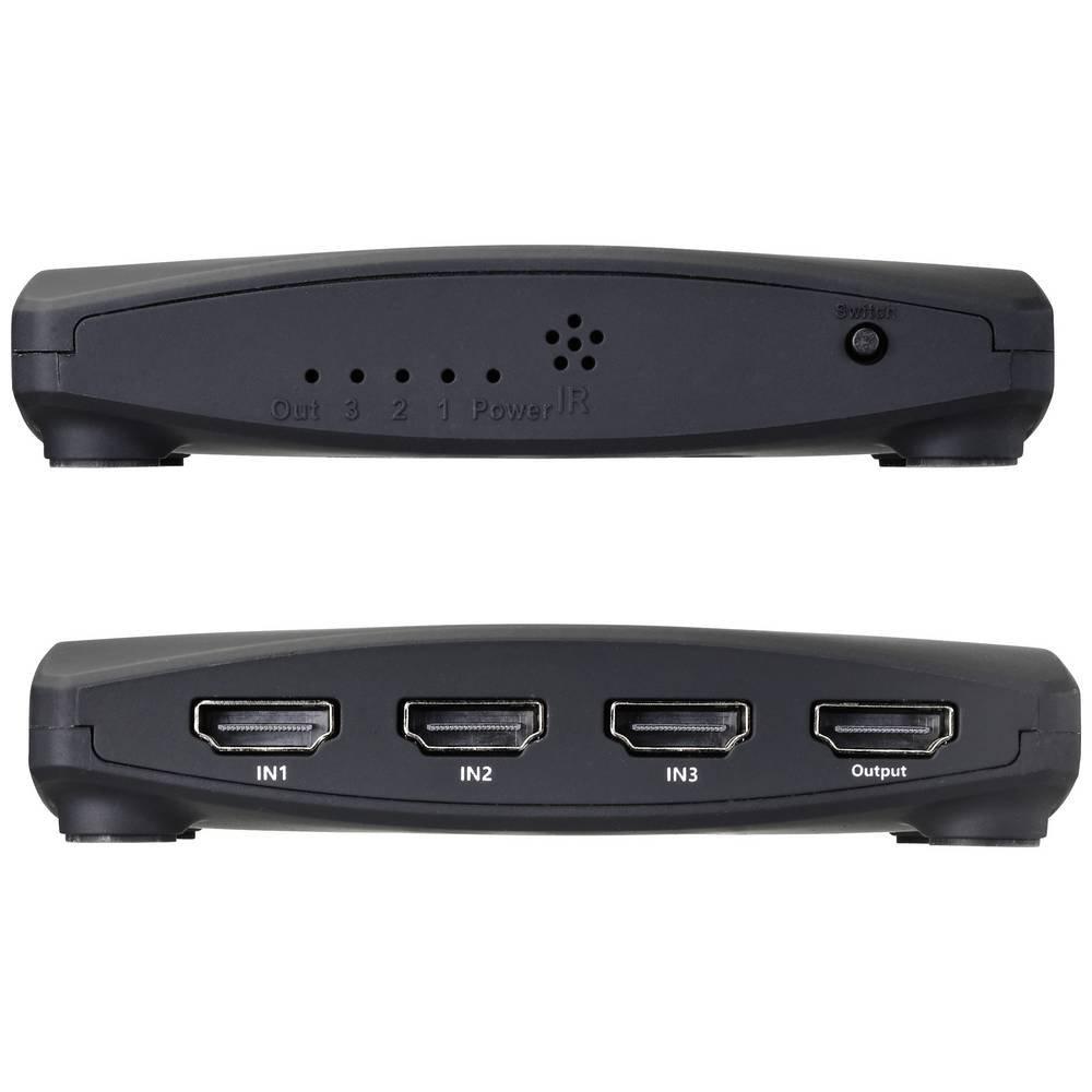 SpeaKa Professional  Speaka Professional 3x1 8K HDMI Switch 