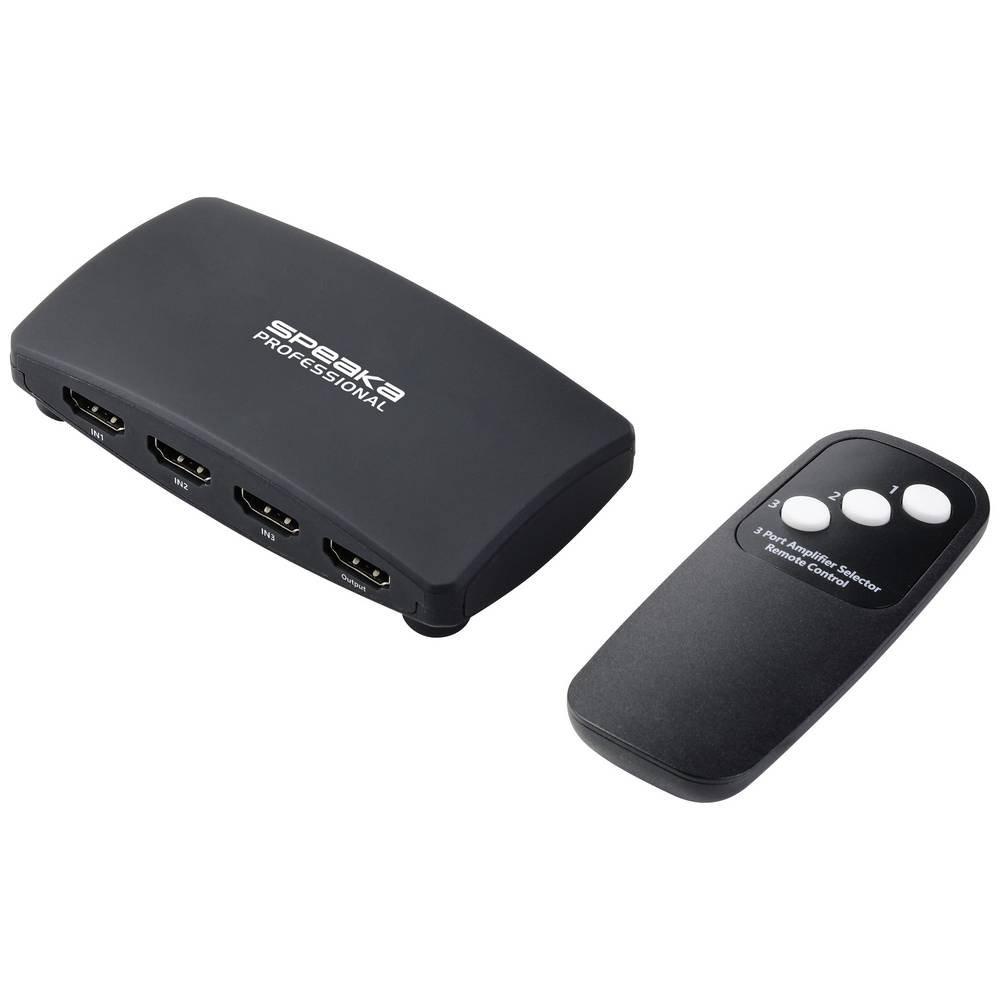 Image of Speaka Professional 3x1 8k Hdmi Switch Unisex Schwarz