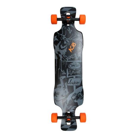 AOB  Longboard Zoll Black Shot 