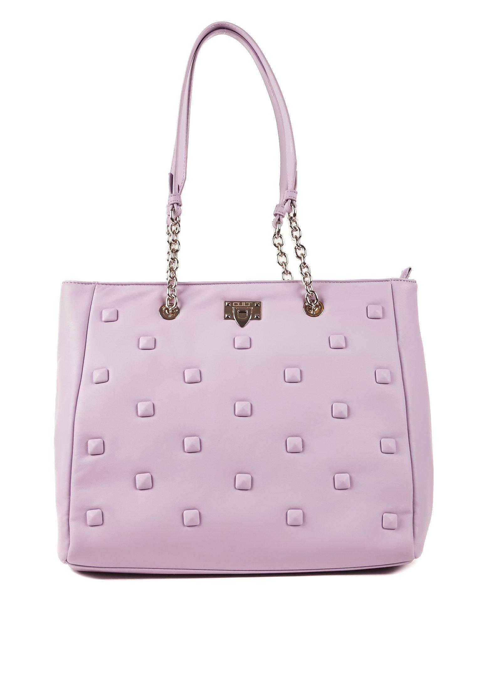 Image of Shopper Tasche Mit Innentasche Damen Violett ONE SIZE