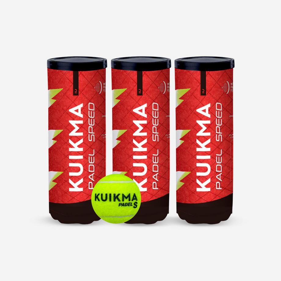 KUIKMA  Padelball Speed - Dreierpack 
