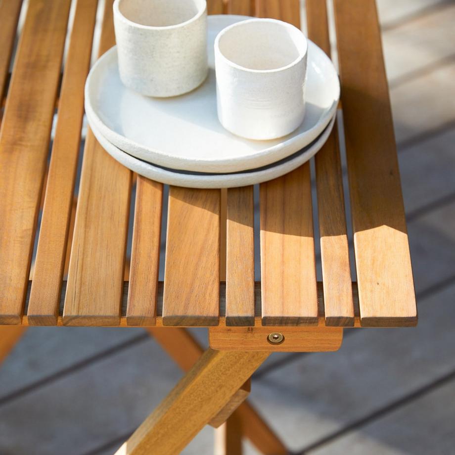 Tikamoon Table d'extérieur en bois d'acacia  