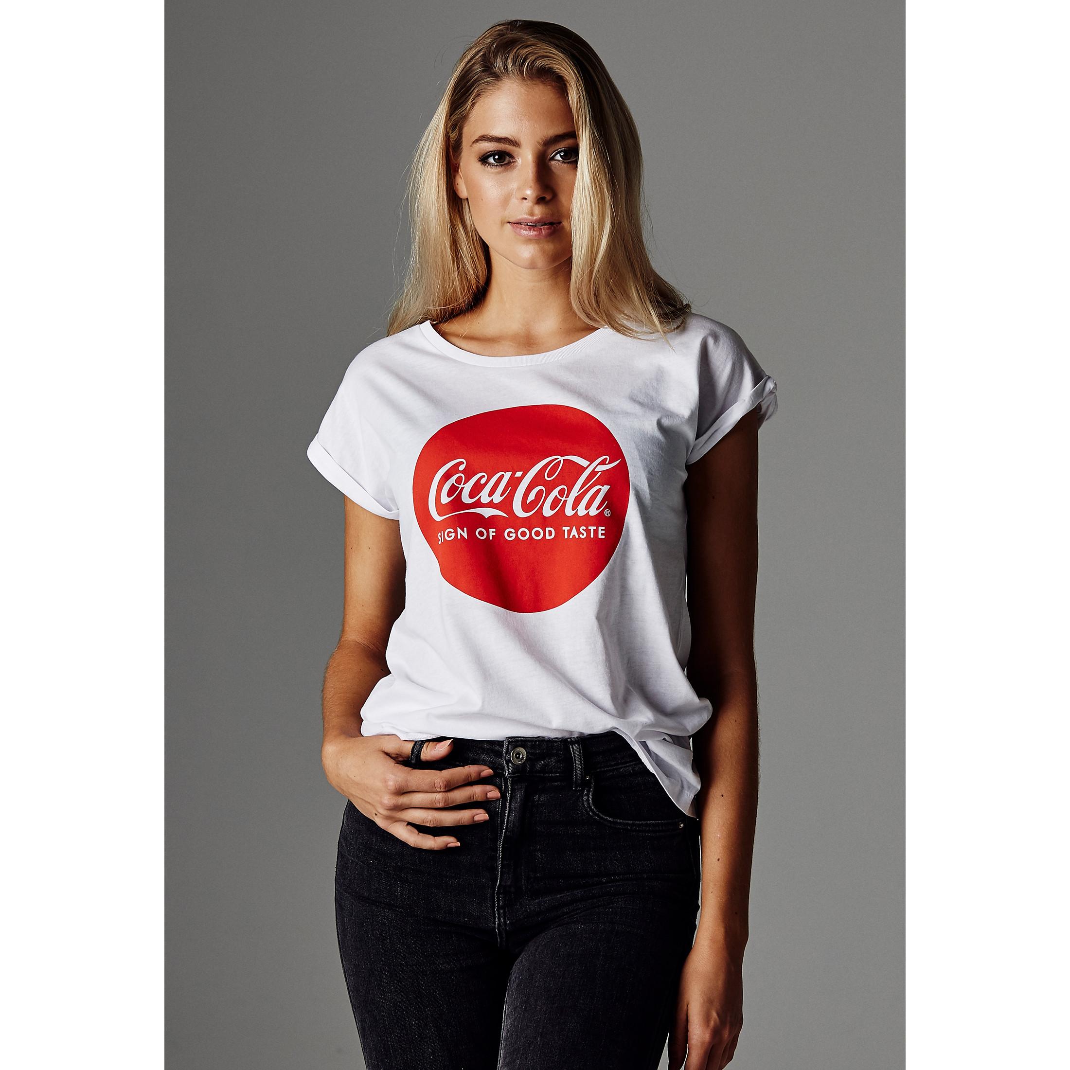 URBAN CLASSICS  t-shirt urban classic coca cola round logo 